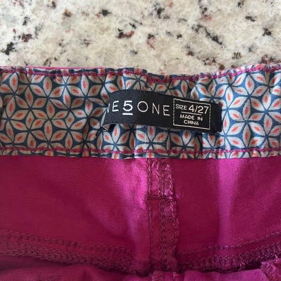 One 5 One Women's Fuschia Shorts - Picture 5 of 7